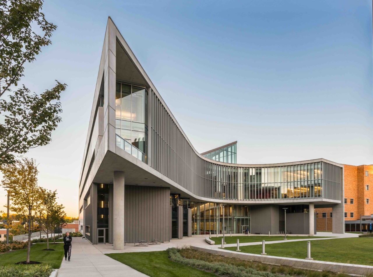 Picture of the Health Sciences Building. 